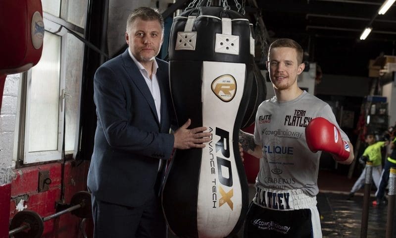 Cowgills backs Bolton boxer Jack Flatley