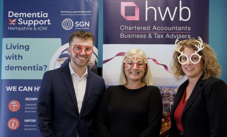 HWB chooses Hampshire dementia charity for 2025 fundraising