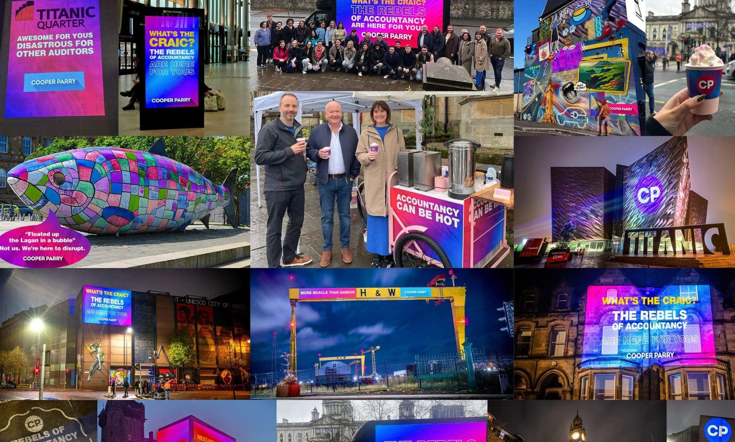 Cooper Parry unveils new branding in Belfast and Dungannon